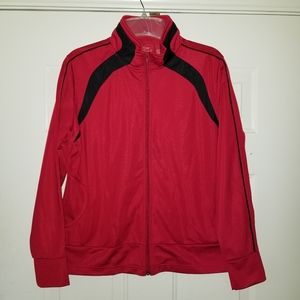 ZOEY BETH tracksuit jacket size medium nwot, red
